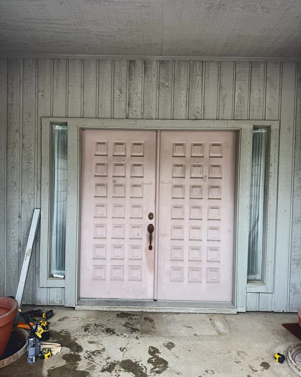 Double Entry Doors: before